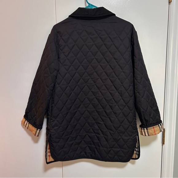 Burberry Black Quilted Women's Barn Jacket - Picture 6 of 8